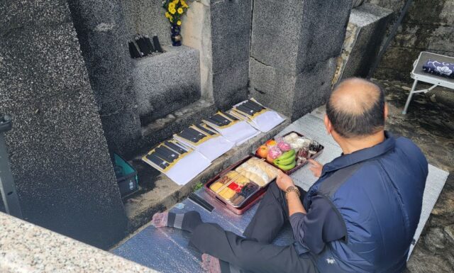 A家之墓建替工事・・・【出骨】那覇市識名