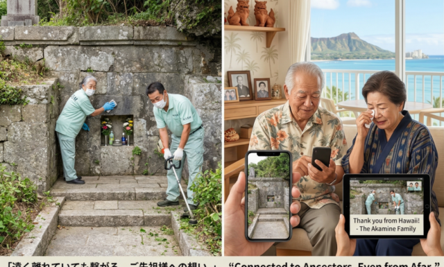 海を越えた清明祭：天久石材が繋ぐ絆 / Shimi Beyond the Sea: Bonds Connected by Ameku Stone