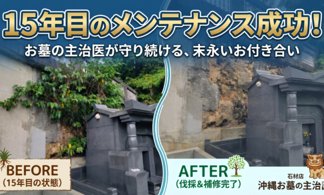 15年目の再会。大切なお墓を守る「末永いお付き合い」のカタチ